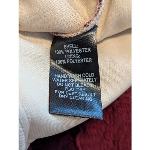 NWT Lulu's Alluring Dream Burgundy Floral Mesh Lace Trumpet Midi Dress Prom S - Picture 12 of 12